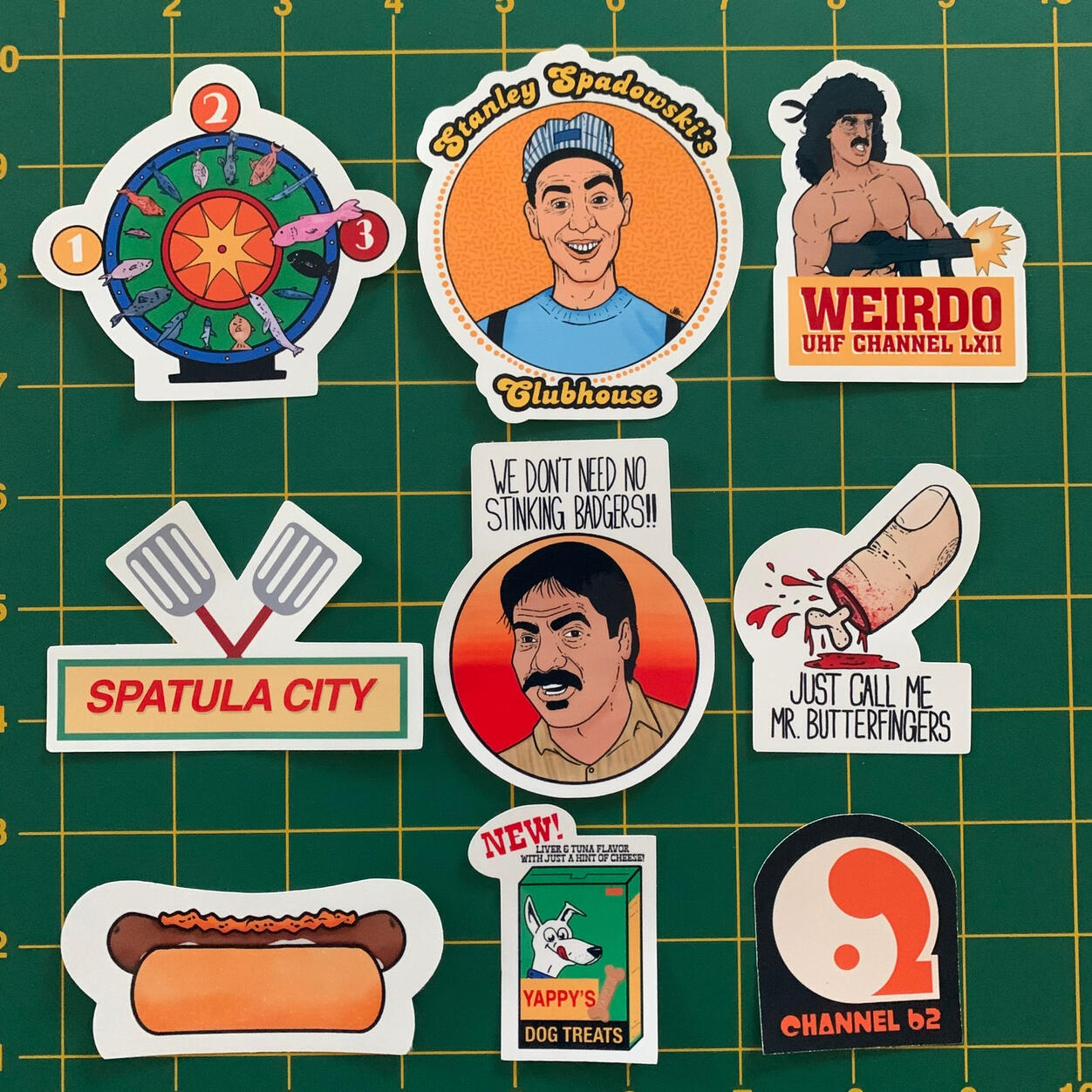 UHF Stickers