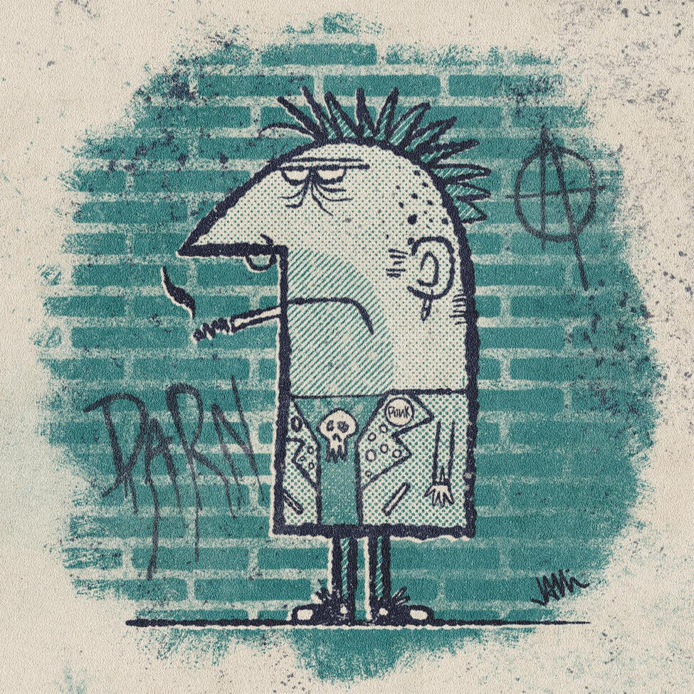 Mid-Century Punk Rocker